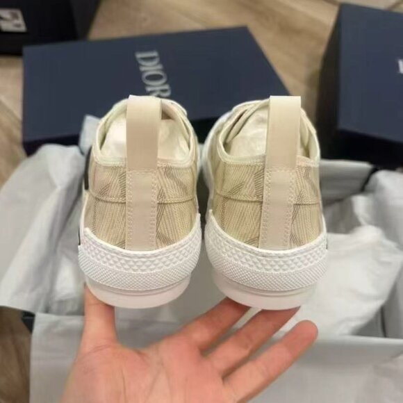 NIB Authentic Dior B23 Low 'CD Diamond - Natural' - Picture 3 of 4